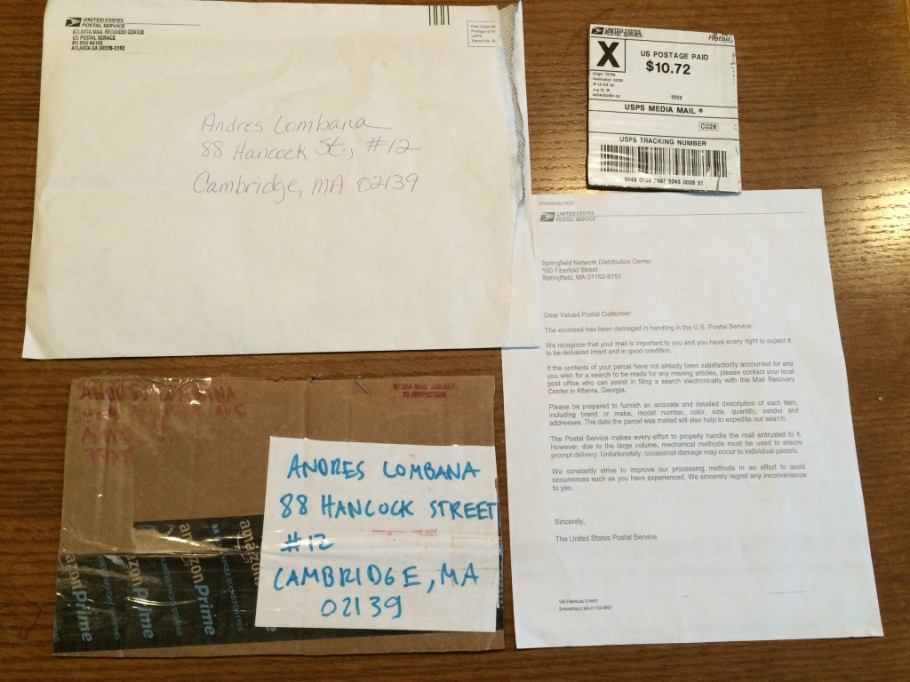 Mail Recovery Six Books Lost in US Postal System vVvAlog